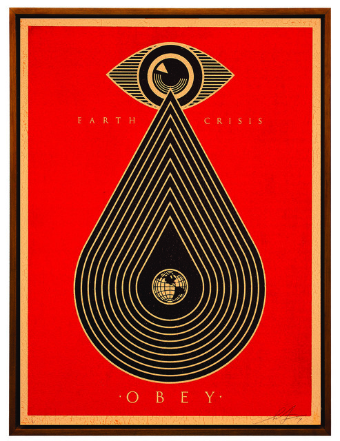 Shepard Fairey (OBEY), ‘Earth Crisis (Red)’, 2014, Underdogs Gallery