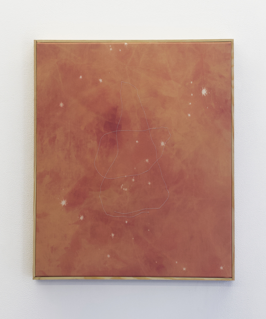 Manuel Tainha, ‘POSTA E MEIA’, 2020, Painting, Bleach and sewn on cotton, wood and nails, Foco