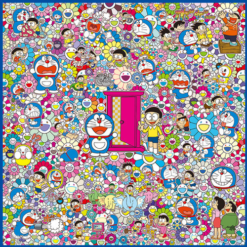 Takashi Murakami, ‘There are many Dokodemo Doors’, 2019, Print, Silkscreen, Dope! Gallery Gallery Auction