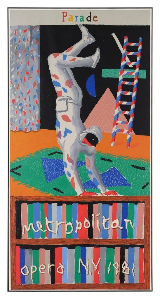 David Hockney - Parade: Metropolitan Opera, New York (Baggott 103)