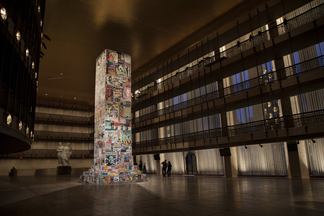 FAILE, ‘Tower of FAILE’, 2012, Other, Acrylic and Silkscreen Ink on Wood, New York City Ballet