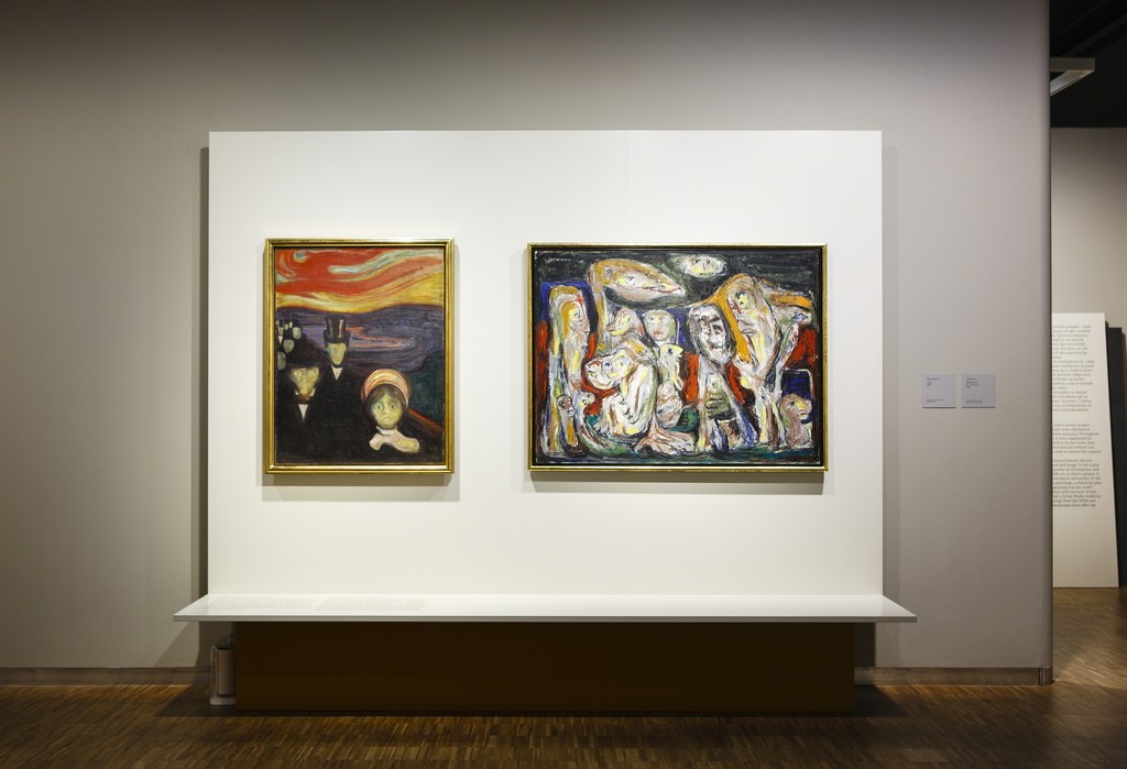Installation view of "Jorn + Munch" at Munch Museum, Oslo (2016-2017) Installation view of "Jorn + Munch" at Munch Museum, Oslo (2016-2017)