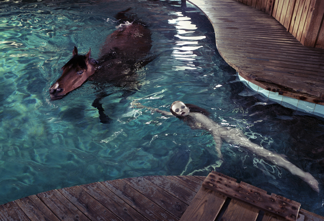 Steven Klein, ‘Girl with Horse in Pool’, 2005, Staley-Wise Gallery