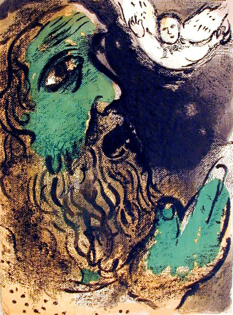 Marc Chagall, ‘Job Praying’, 1960, Print, Lithograph, Galerie d'Orsay