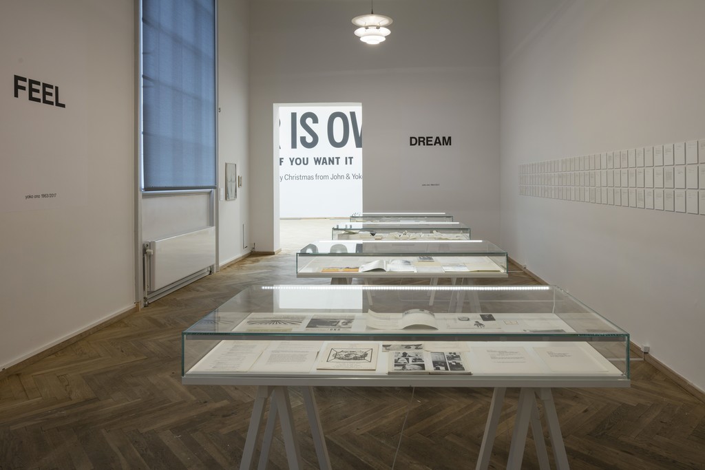 Yoko Ono, ‘Yoko Ono Transmission’. Installation view, Kunsthal Charlottenborg, 2017. Photo by Anders Sune Berg Yoko Ono, ‘Yoko Ono Transmission’. Installation view, Kunsthal Charlottenborg, 2017. Photo by Anders Sune Berg