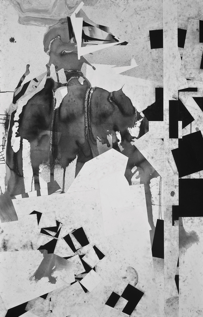Chuck Holtzman, ‘903’, 2013, Drawing, Collage or other Work on Paper, Ink and conte on paper, Clark Gallery