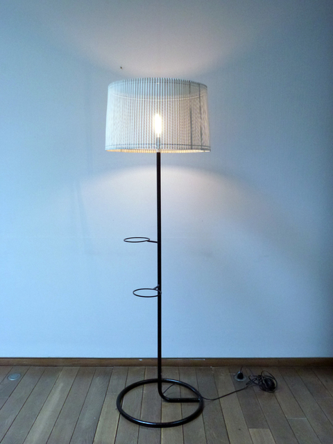 Mathieu Matégot, ‘Floor Lamp’, ca. 1950, Design/Decorative Art, Tubular steel, folded and perforated sheet steel, Jousse Entreprise