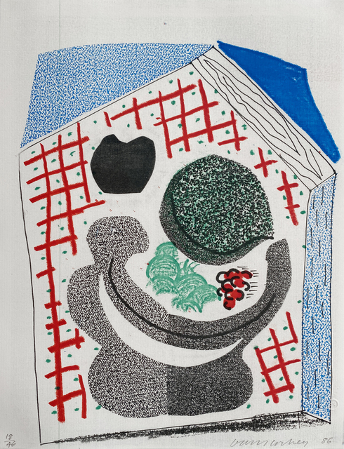 David Hockney, ‘Bowl of Fruit’, 1986, ARCHEUS/POST-MODERN