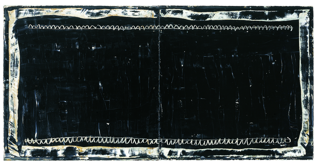 Joan Hernández Pijuan, ‘Diptic Negre’, 2004, Mario Mauroner Contemporary Art Salzburg-Vienna