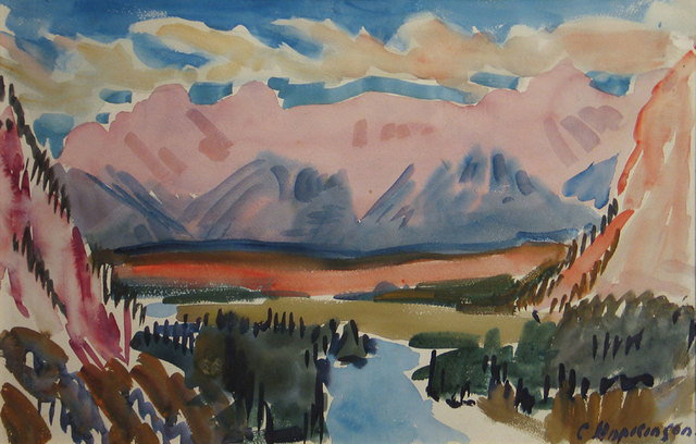Charles Hopkinson, ‘The Bow River near Banff’, 1938, Vose Galleries