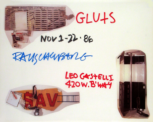 Robert Rauschenberg, ‘Gluts’, 1986, Ephemera or Merchandise, Offset Lithograph, ArtWise