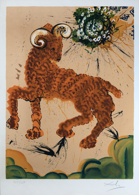 Salvador Dalí, ‘Signs of the Zodiac: Aries’, 1967, Print, Color lithograph on Arches paper, Galerie Michael