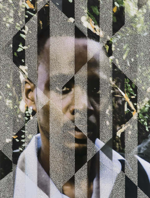Paul Anthony Smith, ‘Grave Yard and Fallen Mango’, 2018, Photography, Picotage on inkjet print with spray paint and oil stick mounted on museum board, Luis De Jesus Los Angeles