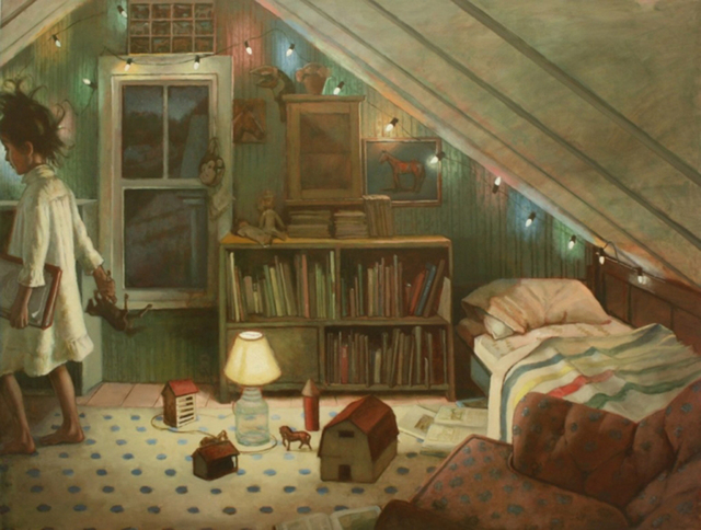 Shawn Fields, ‘Honey's Room, Horses’, not dated, Somerville Manning Gallery