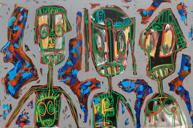 Aboudia, ‘Les enfants de la pue’, 2015, Corridor Contemporary