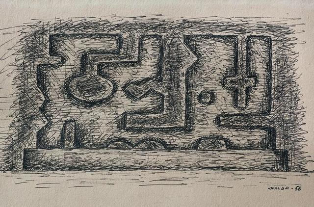 Gastón Olalde, ‘Formas’, 1956, Galería de las Misiones