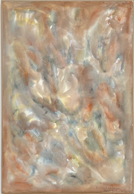 Beauford Delaney, ‘Untitled’, 1964, Painting, Gouache on Arches paper, mounted on canvas, Sigrid Freundorfer Fine Art