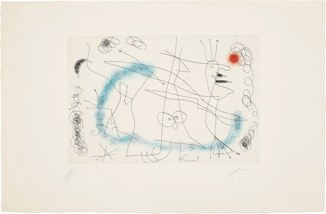 Joan Miró, ‘Strip-Tease in Blue’, 1959, Phillips