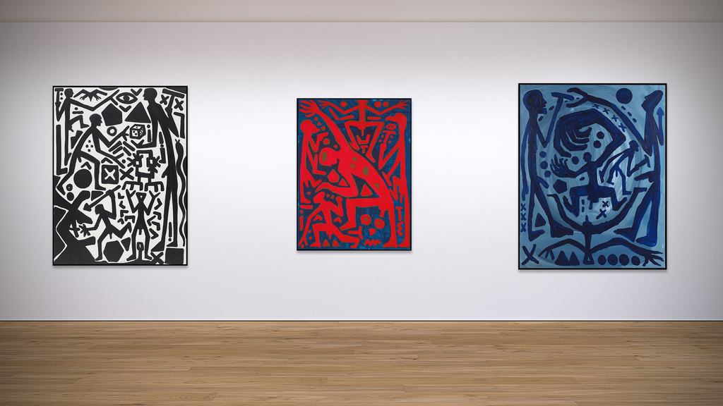 A.R. Penck - New System Paintings | Opera Gallery | Artsy