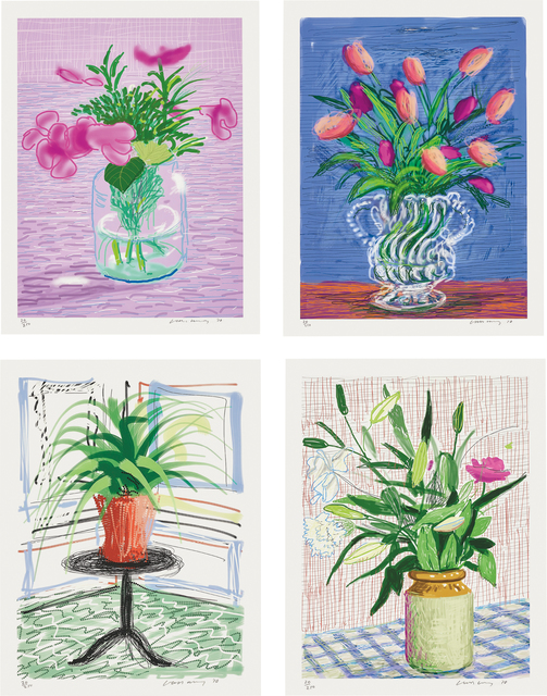 David Hockney, ‘A Bigger Book: Art Editions A, B, C, and D’, 2010/2016, Phillips