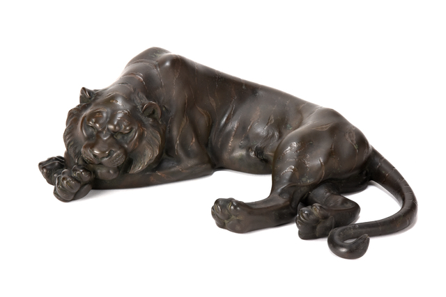 NON NAME, ‘Bronze Lion Ornament 20 0327’, ca. 1880~, Other, Bronze, Yumekoubou Antique