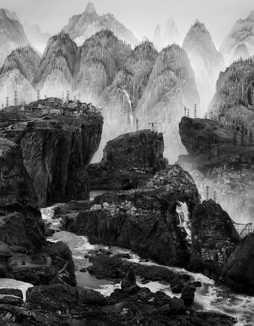 Yang Yongliang 杨泳梁, ‘太古蜃市 – 川流 Time Immemorial - The Streams’, 2016, Matthew Liu Fine Arts