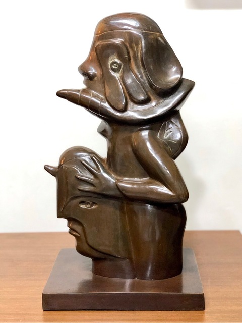 Jose Luis Cuevas, ‘La Escultora’, 2013, Sculpture, Bronze, HQ Antiguedades y Coleccionables