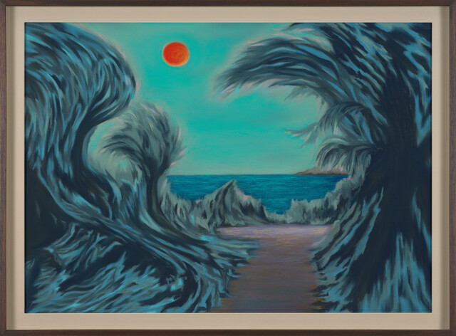 Orange Sun Moon