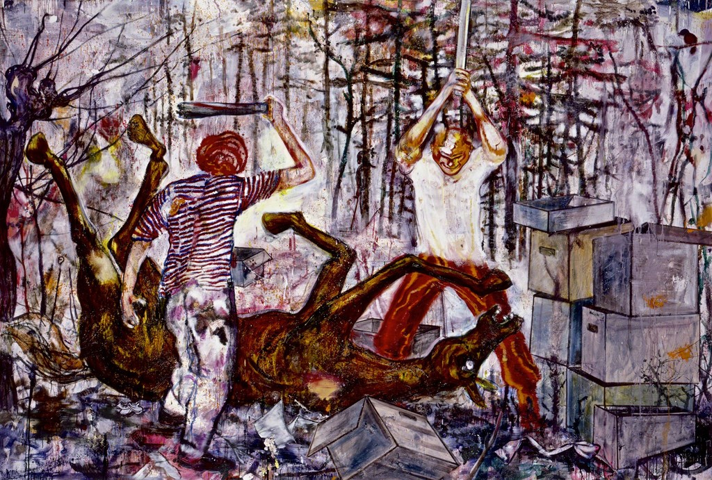 Daniel Richter, Das Recht, 2001, Olbricht Collection, © Jochen Littkemann, Berlin / © Bildrecht, Wien, 2017 Daniel Richter, Das Recht, 2001, Olbricht Collection, © Jochen Littkemann, Berlin / © Bildrecht, Wien, 2017