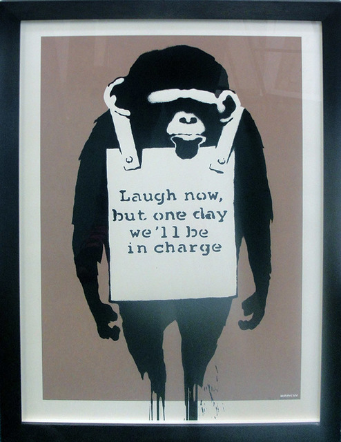 Banksy, ‘Laugh Now’, 2003, Print, Screenprint, Marcel Katz Art