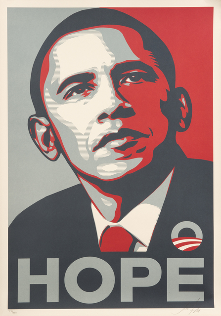 Shepard Fairey (OBEY), ‘Hope (Obama)’, 2008, Julien's Auctions