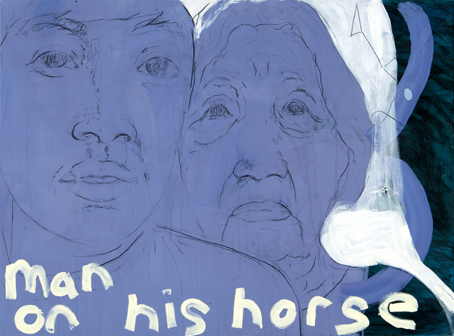 Kim Baglieri, ‘Untitled (man on his Horse)’, Reis Studios