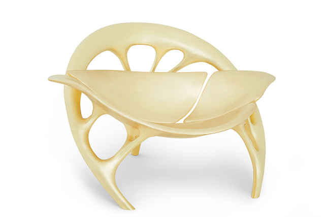 Zhipeng Tan, ‘Lotus Lounge Chair’, 2017, Design/Decorative Art, Brass, Gallery ALL