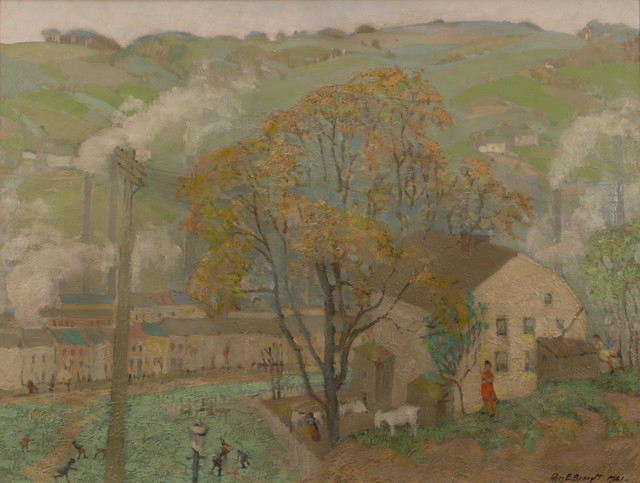 Ross Braught, ‘Manayunk’, 1921, Painting, Oil on canvas, Private Collection, NY