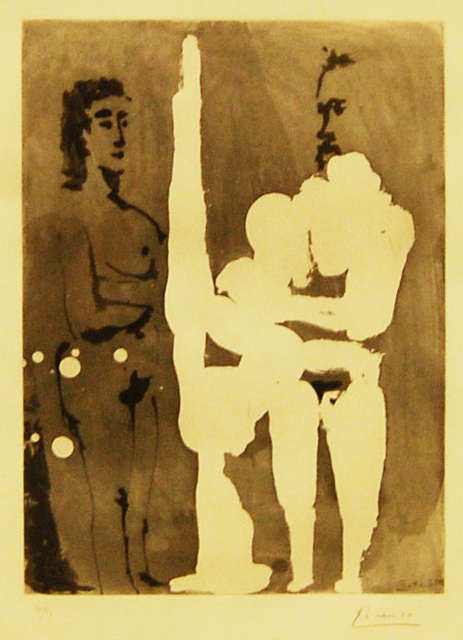 Pablo Picasso, ‘Peintre Debout a son Chevalet, avec un Modele’, 1965, Baterbys