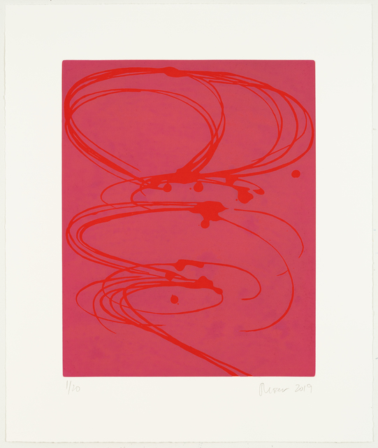 Jill Moser, ‘Cinnabar’, 2019, Print, Color aquatint, Manneken Press