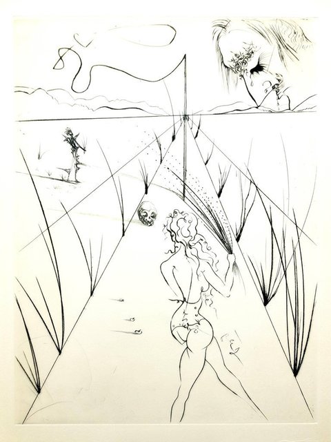 Salvador Dalí, ‘Original Etching "Venus in Furs IX" by Salvador Dali’, 1968, Galerie Philia