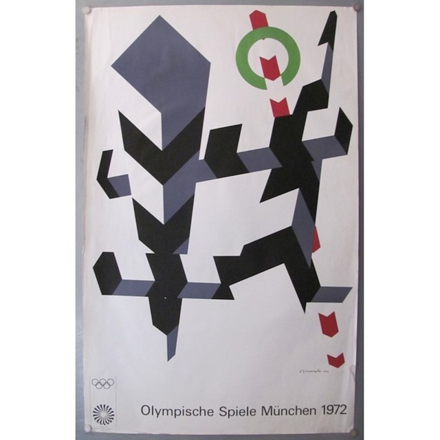 Allan D'Arcangelo, ‘Olympic Poster’, 1972, Grob Gallery