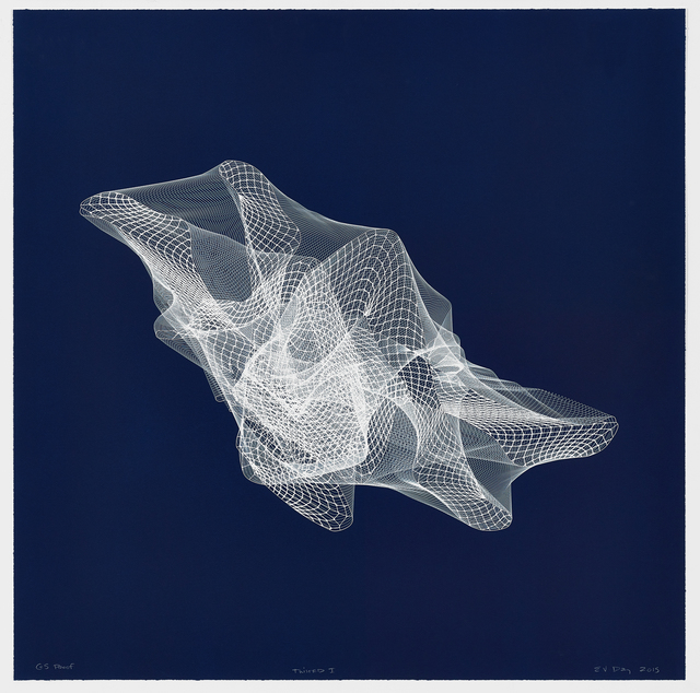 E.V. Day, ‘Twisted I’, 2015, Print, Cyanotype, Graphicstudio USF