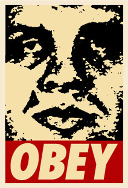 Shepard Fairey, ‘OBEY 95’, 2006, Print, Screenprint, EHC Fine Art Gallery Auction