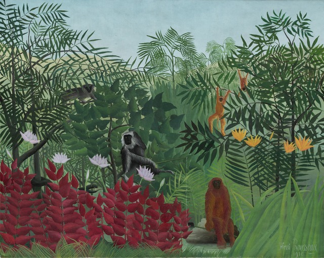 Henri Rousseau, ‘Tropical Forest with Monkeys’, 1910, National Gallery of Art, Washington, D.C.