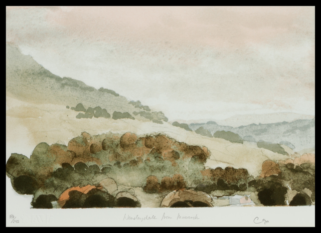 HRH Prince of Wales, ‘Wensleydale from Moorcock’, Belgravia Gallery
