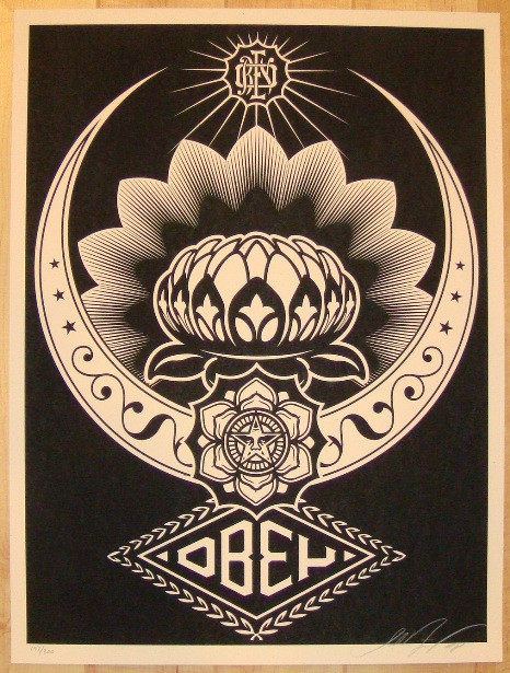 Shepard Fairey (OBEY), ‘Lotus Ornament’, 2008, KP Projects