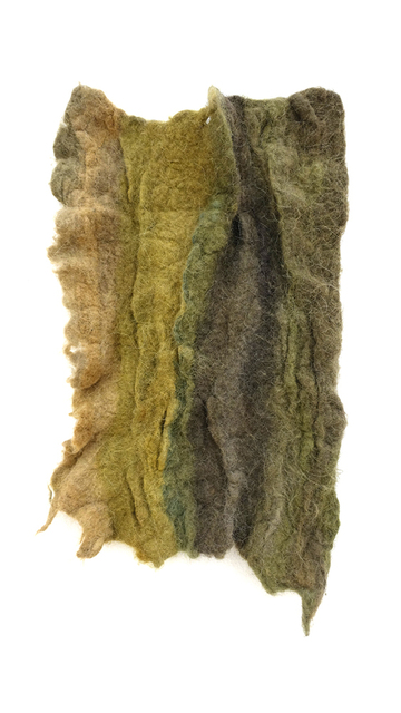 Christy Gast, ‘Goldenrod all way’, 2015, Textile Arts, Sheep's wool, Nina Johnson
