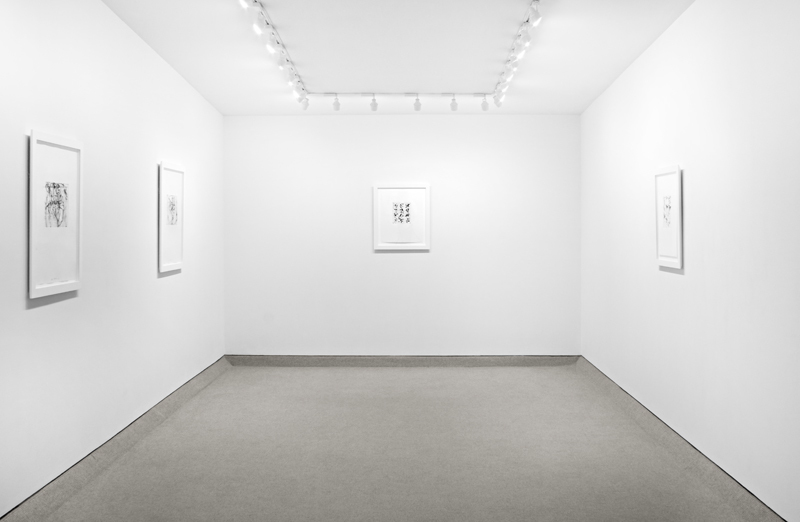 Installation view from BRICE MARDEN: Prints from 1972 to 1998 Installation view from BRICE MARDEN: Prints from 1972 to 1998