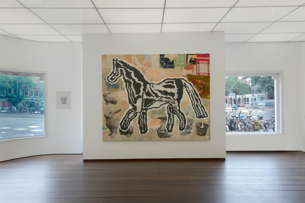 Donald Baechler
Fertile Ground
2006
Acrylic and fabric collage on canvas
203 x 254 cm Donald Baechler
Fertile Ground
2006
Acrylic and fabric collage on canvas
203 x 254 cm