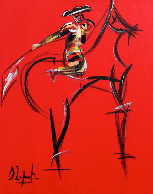Domingo Zapata Red Bullfighter 8 (2014) Available for Sale Artsy