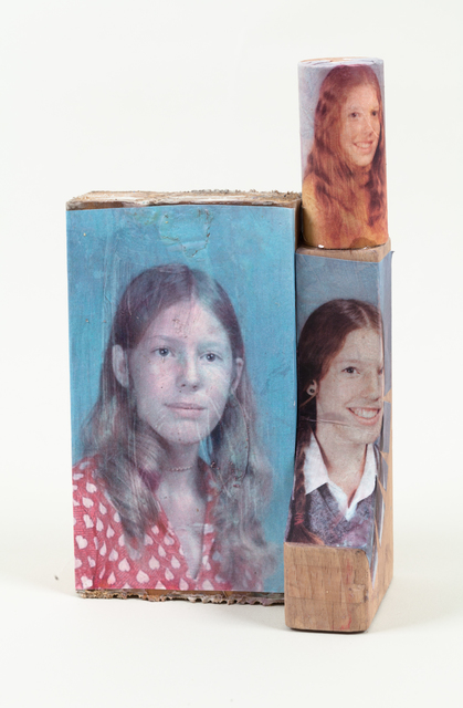 Karen Gibbons, ‘Look Right’, 2012, Sculpture, Acrylic, collage and wood assemblage, 440 Gallery