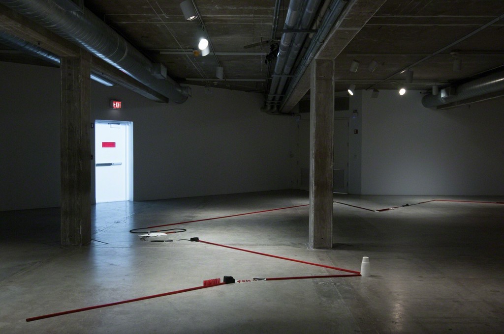 MPA, Long Line and Exit Door, 2015. THE INTERVIEW: Red, Red Future, Contemporary Arts Museum Houston, Houston, TX, 2016. Courtesy the artist and Contemporary Arts Museum Houston. Photo: Max Fields. MPA, Long Line and Exit Door, 2015. THE INTERVIEW: Red, Red Future, Contemporary Arts Museum Houston, Houston, TX, 2016. Courtesy the artist and Contemporary Arts Museum Houston. Photo: Max Fields.
