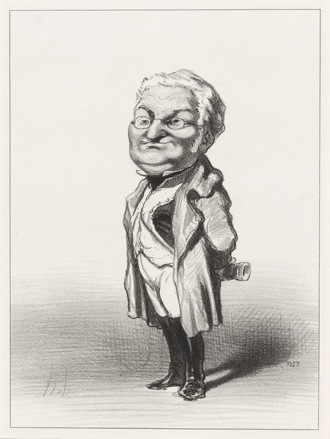 Honoré Daumier, ‘Adolphe Thiers’, 1848, National Gallery of Art, Washington, D.C.